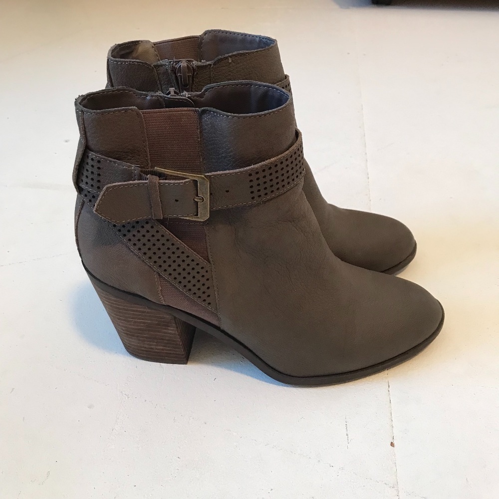 Crown Vintage Perania Leather Boot Brown Taupe Size10 - Picture 6 of 12